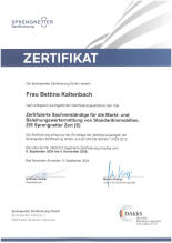 Zertifikat